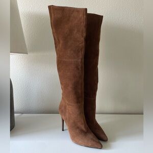 STEVE MADDEN Suede Tall Boots - Size 7.5